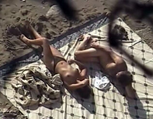 Explicit orgy on remote beaches flick compilation