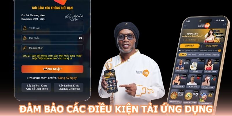 Đảm bảo các điều kiện cập nhật ứng dụng thành công