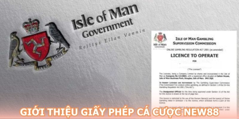 Giới thiệu giấy phép cá cược NEW88 an toàn
